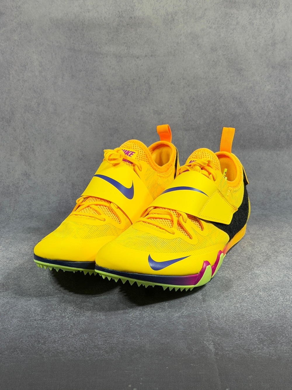 Nike Pole Vault Elite Track & Field Spikes FZ9649-800 Citron Pulse Men’s 13 NEW